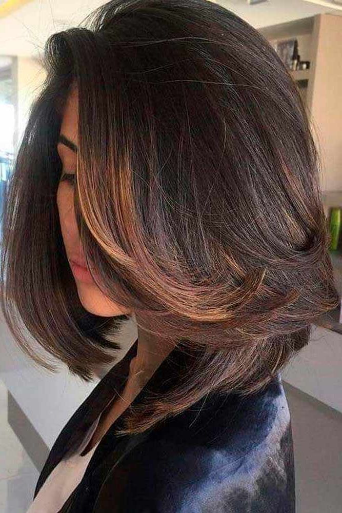 2018 Fancy Flipped Layers Haircuts Throughout 85+ Medium Length Hairstyles To Look Trendy In 2022 – Glaminati (View 16 of 20)