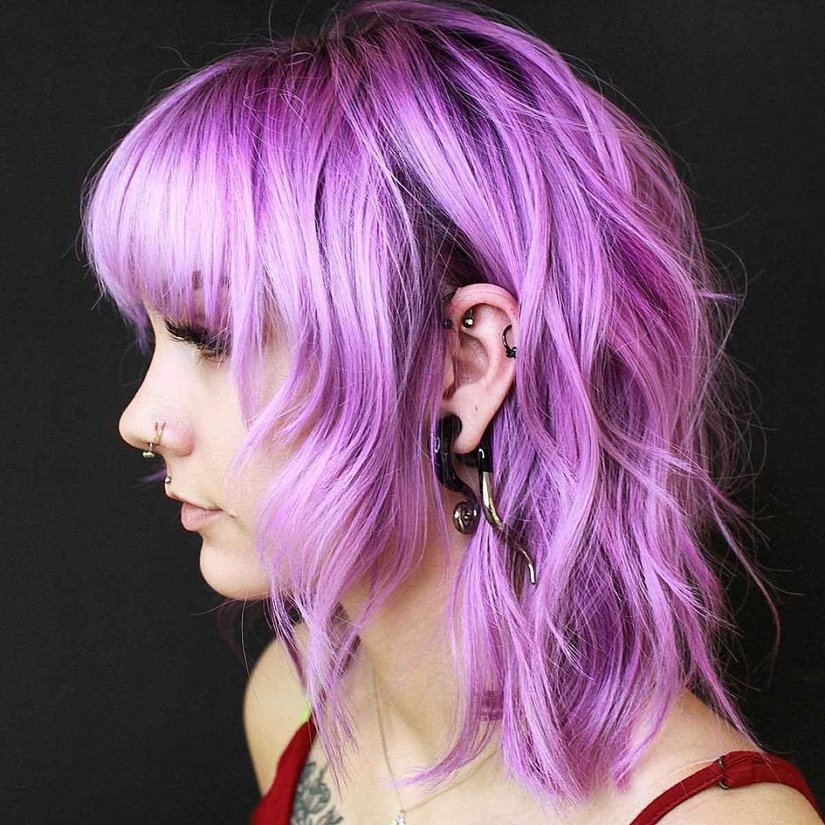 2018 Inverted Magenta Lob Haircuts With Regard To 16 Funky Inverted Bob Haircuts You Have To See (View 10 of 20)