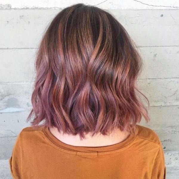 2018 Pink Balayage Haircuts For Wavy Lob For 83 Pink Hairstyles And Pink Coloring Product Review Guide (View 7 of 20)