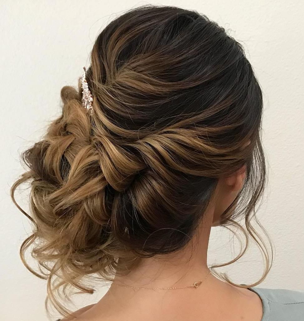 2018 Wavy Low Updos Hairstyles With Regard To 30 Picture Perfect Updos For Long Hair Everyone Will Adore In  (View 18 of 20)
