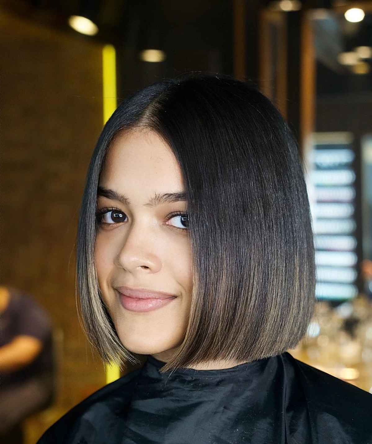 22 Best Short Straight Bob Haircuts For A Sleek Look Pertaining To Straight Bob Hairstyles (View 9 of 20)