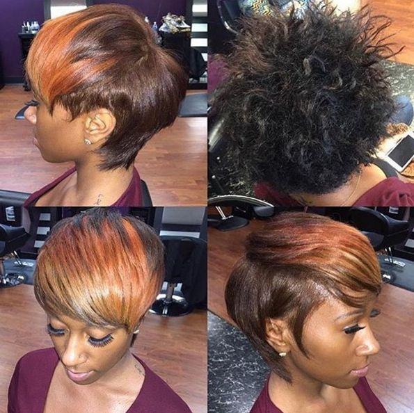 22 Cool Hairstyles For African American Women – Pretty Designs Pertaining To Deep Asymmetrical Short Hairstyles For Thick Hair (View 14 of 20)