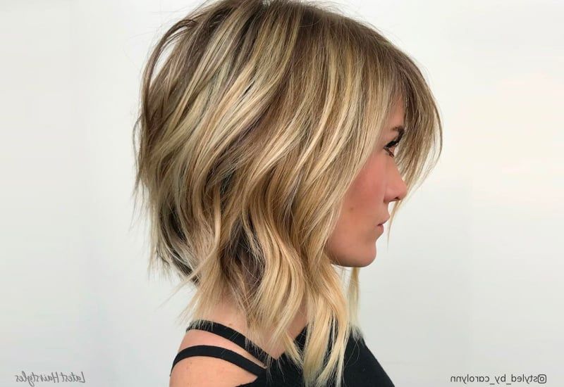 22 Long Angled Bob Haircuts For A Cool, Dramatic Look Pertaining To Most Recently Released Shoulder Length Lob Haircuts With Layered Front (View 2 of 20)