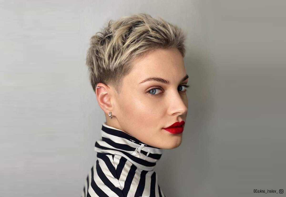 25 Very Short Haircuts For Women Trending In 2022 Throughout Extra Short Women’s Hairstyles Idea (View 1 of 20)