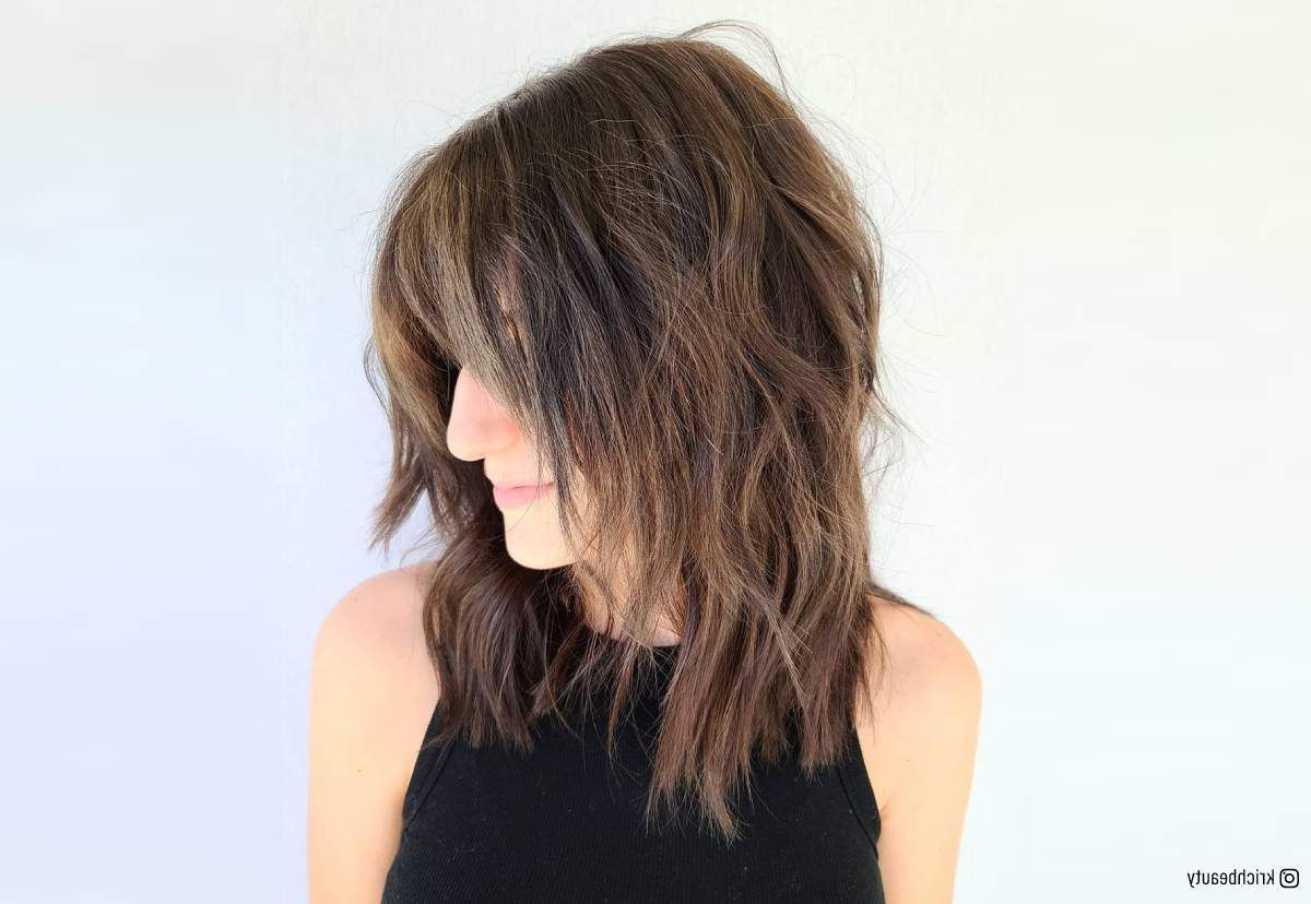 28 Trendiest Long Shaggy Bob Haircuts For Carefree Women Intended For Blonde Balayage Shaggy Bob Hairstyles (Gallery 19 of 20)