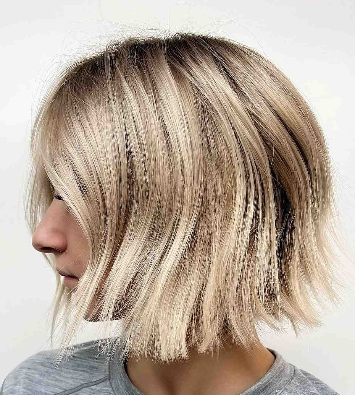 29 Blonde Hair With Dark Roots Ideas To Copy Right Now In 2022 With Rooty Blonde Bob Hairstyles (View 10 of 20)