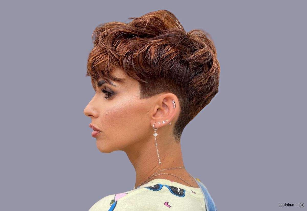 29 Messy Pixie Cuts For A Tousled, Chic Look For Voluminous Pixie Hairstyles With Wavy Texture (View 6 of 20)