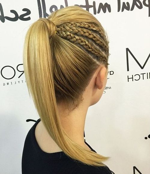 30 Fantastic French Braid Ponytails Throughout Most Up To Date Fantastic Side Braid Hairstyles (View 4 of 20)