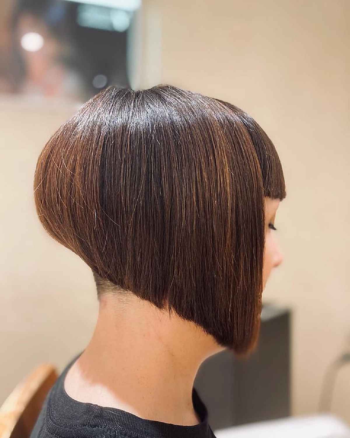30 Flattering Undercut Bob Haircuts To Consider This Year Intended For A Line Bob Hairstyles With An Undercut (View 11 of 20)