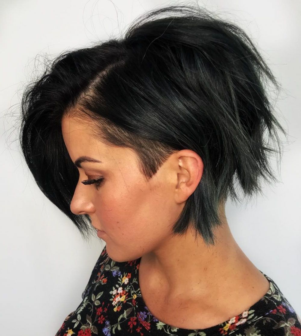 30 Flattering Undercut Bob Haircuts To Consider This Year Pertaining To A Line Bob Hairstyles With An Undercut (View 7 of 20)