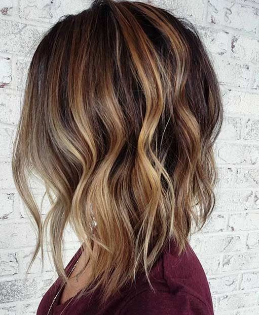 31 Cool Balayage Ideas For Short Hair – Stayglam | Capelli Color Caramello,  Capelli Castani Medi, Capelli With Short Hair Hairstyles With Blueberry Balayage (View 15 of 20)
