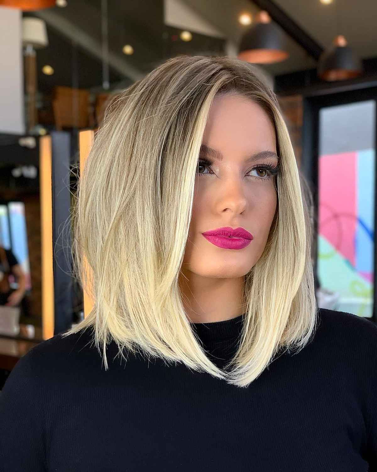 33 Best Long Layered Bob (layered Lob) Hairstyles In 2022 Inside 2017 Lob Haircuts With Swoopy Face Framing Layers (View 2 of 20)