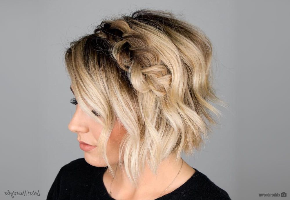 34 Cutest Braids For Short Hair In Sophisticated Short Hairstyles With Braids (View 5 of 20)