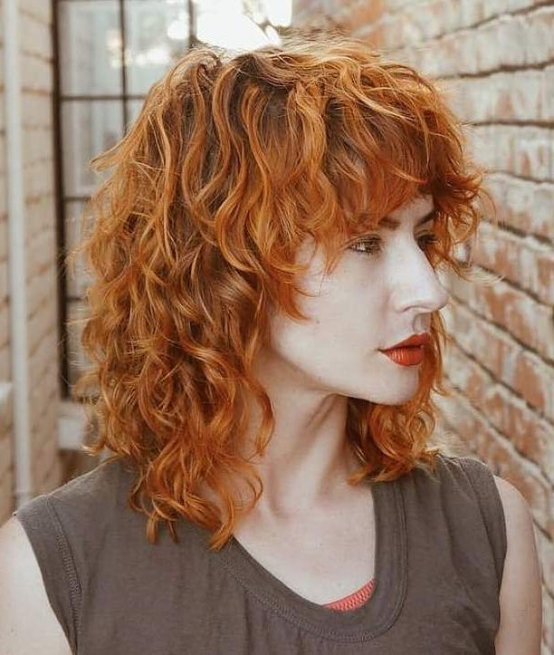 35 Stunning Ways To Wear Long Bob Haircuts In 2022 Intended For Best And Newest Curly Lob Haircuts With Feathered Ends (View 6 of 20)