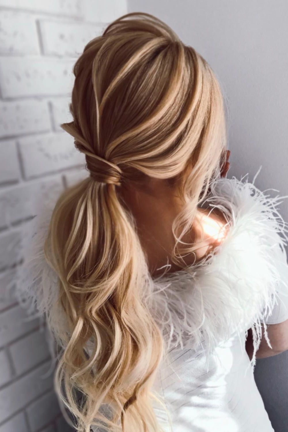 35 Unique Low Ponytail Ideas For Simple But Attractive Looks Throughout Best And Newest Low Pony Hairstyles With Bangs (View 17 of 20)