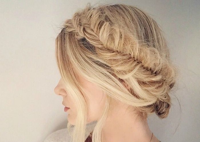 40 Elegant Prom Hairstyles For Long & Short Hair | Somewhat Simple Regarding Sophisticated Short Hairstyles With Braids (Gallery 20 of 20)