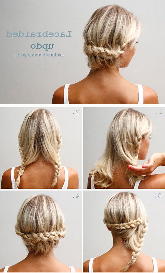 40 Quick And Easy Updos For Medium Hair Throughout Most Up To Date Easy Hairstyles For Medium Length Hair (View 10 of 20)