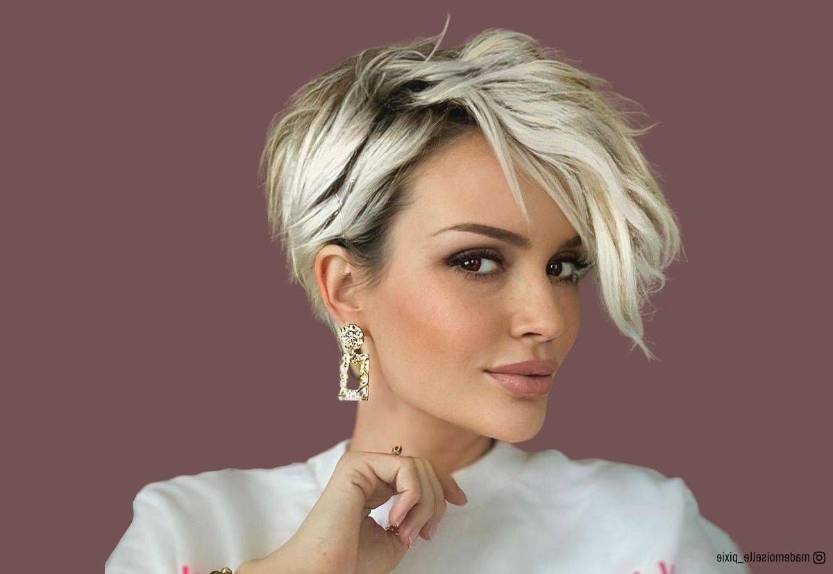42 Textured Pixie Cut Ideas For A Messy, Modern Look Intended For Voluminous Pixie Hairstyles With Wavy Texture (View 4 of 20)