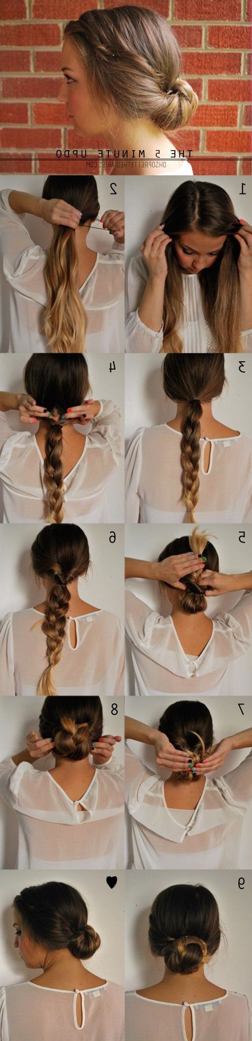5 Minute  Hairstyles, Medium Length Hair Styles, Medium Hair Styles With Most Popular Easy Medium Length Hairstyles For Thick Wavy Hair (View 3 of 20)