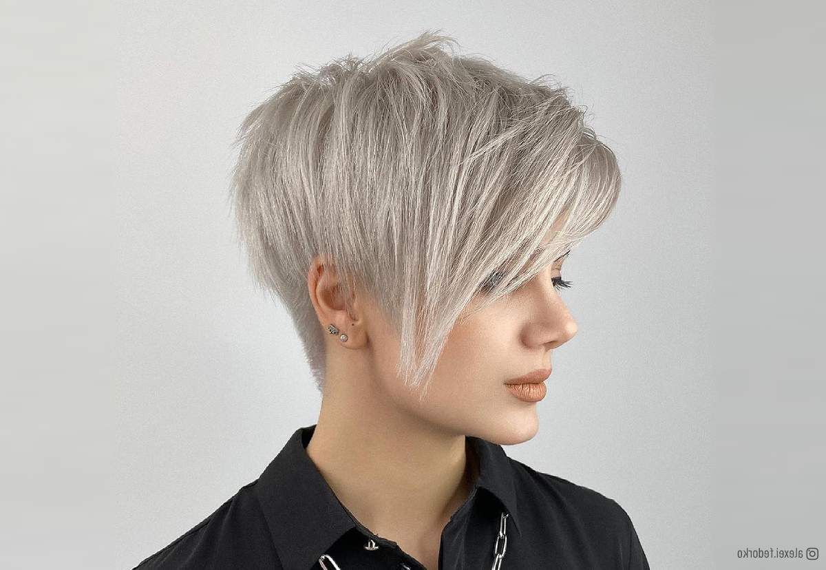 50 Hottest Long Pixie Cut Ideas Aka The "lixie" Intended For Layered Top Long Pixie Hairstyles (View 1 of 20)