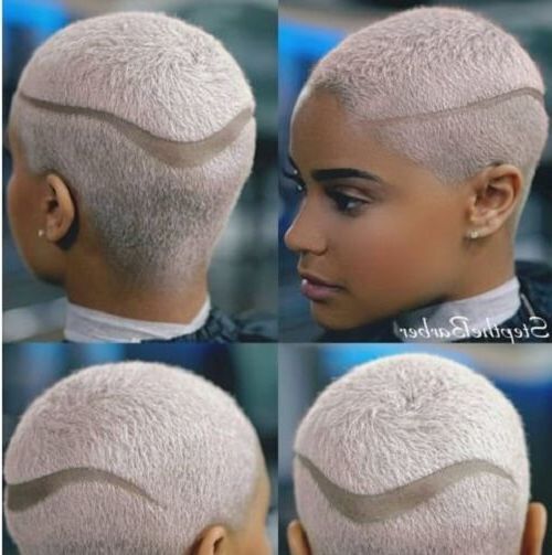 50 Shaved Hairstyles For Black Women In 2022 (with Pictures) For Short Hairstyles With Buzzed Lines (Gallery 20 of 20)