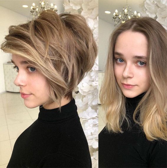 50 Short Hairstyles That Looks So Sassy : Short Layered Haircut With Long Side  Part Throughout Layered And Side Parted Hairstyles For Short Hair (View 3 of 20)