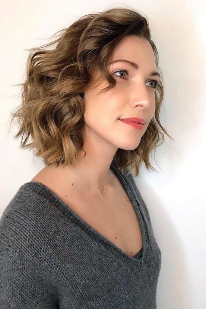 55 Stylish Layered Bob Hairstyles | Lovehairstyles Inside Messy Bob Hairstyles With A Deep Side Part (View 12 of 20)