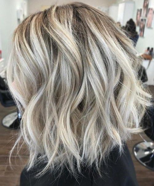 60 Messy Bob Hairstyles For Your Stylish Informal Appears To Be Like | Messy  Bob Hairstyles, Hair Styles, Balayage Hair With Regard To Messy, Wavy &amp; Icy Blonde Bob Hairstyles (View 1 of 20)
