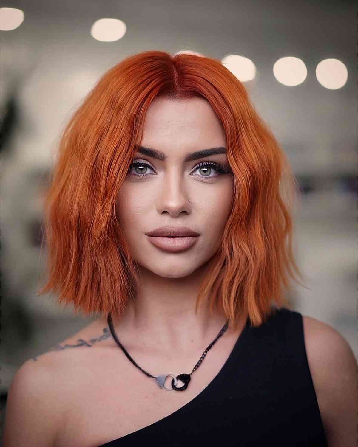 60 Trending Copper Hair Color Ideas To Ask For In 2022 Intended For 2017 Copper Medium Length Hairstyles (View 6 of 20)