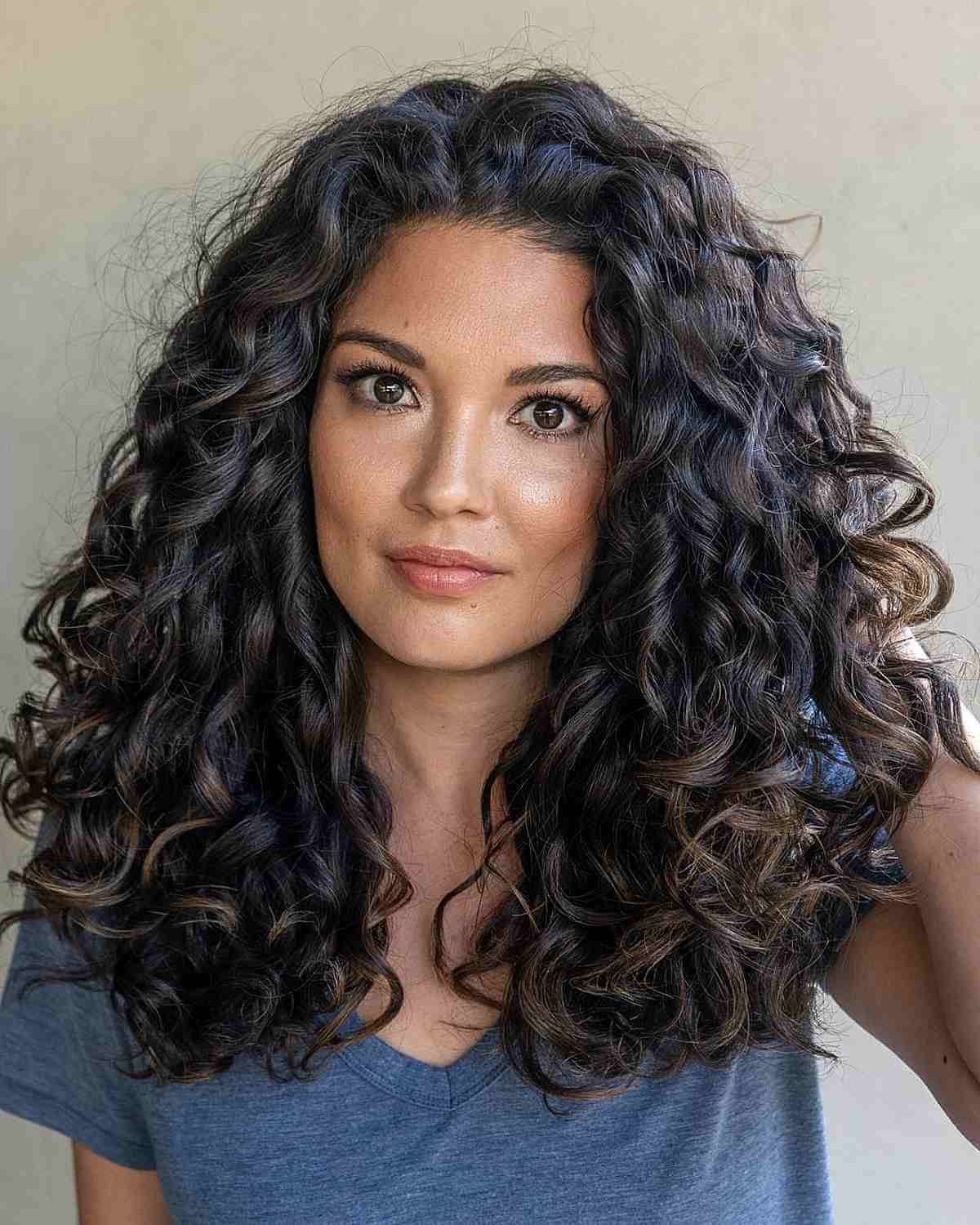 62 Best Shoulder Length Curly Hair Cuts & Styles In 2022 Pertaining To Most Current Easy Medium Length Hairstyles For Thick Wavy Hair (View 6 of 20)