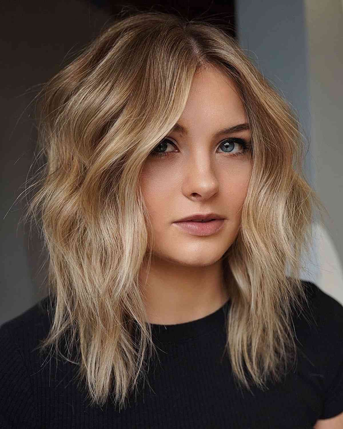 65 Hottest Lob Haircuts Aka The Long Bob In Well Known A Line Blonde Wavy Lob Haircuts (View 17 of 20)