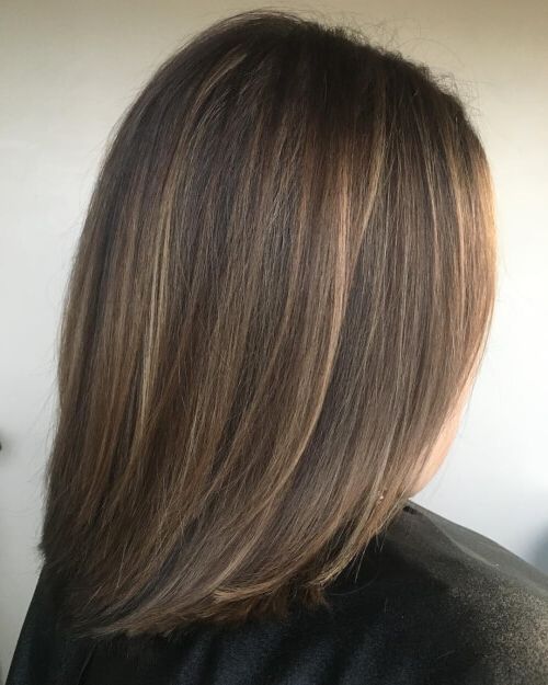 65 Hottest Lob Haircuts Aka The Long Bob Pertaining To Textured Bob Hairstyles With Babylights (View 5 of 20)