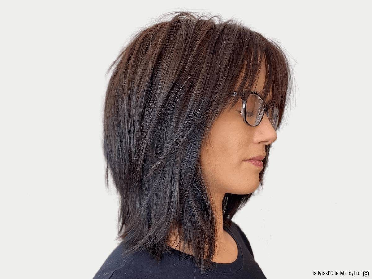 70+ Breezy Medium Length Layered Haircuts Women Love Having Throughout Popular Angled Layers Haircuts For Medium Hair (View 12 of 20)