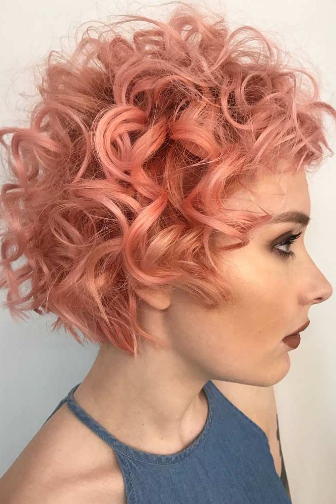 70+ Short Curly Hairstyles For Women Of Any Age! | Lovehairstyles Pertaining To Peach Wavy Stacked Hairstyles For Short Hair (View 5 of 20)