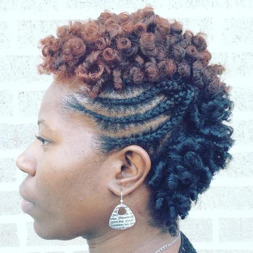 75 Most Inspiring Natural Hairstyles For Short Hair | Short Natural Hair  Styles, Natural Hair Twists, Hair Styles In Braided Mohawk Hairstyles For Short Hair (View 3 of 20)