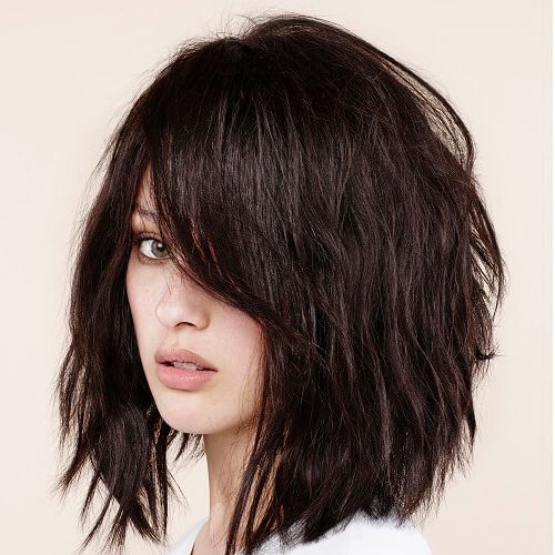 80 Medium Length Haircuts With Bangs For 2022 (with Pictures) Pertaining To Latest Medium Haircuts With A Fringe (View 12 of 20)