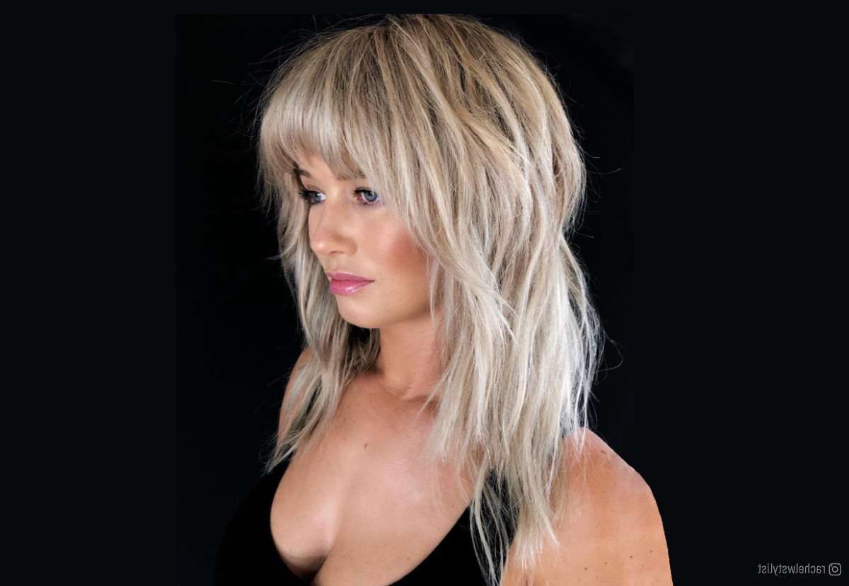 80+ Trendy Medium Shag Haircuts For Every Hair Type Regarding Fashionable Highlighted Shag Hairstyles (View 14 of 20)
