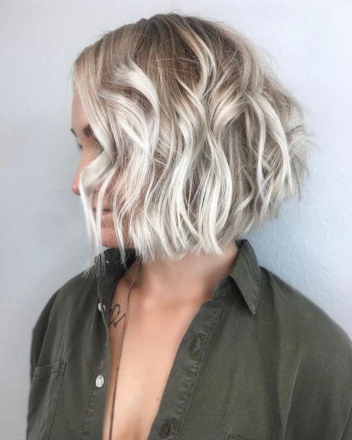 Balayage For Short Hair: 33 Stunning Hair Color Ideas | Balayage Hair  Blonde Short, Short Hair Balayage, Platinum Blonde Balayage Throughout Platinum Balayage On A Bob Hairstyles (View 2 of 20)
