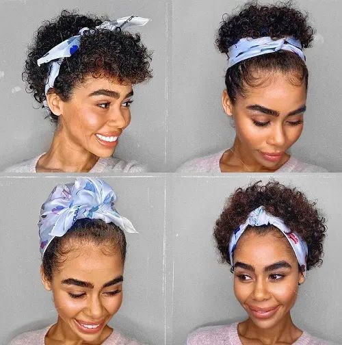 Bandana Hairstyles: 10 Different Hairstyles With Bandanas With Wavy Pixie Hairstyles With Scarf (View 14 of 20)