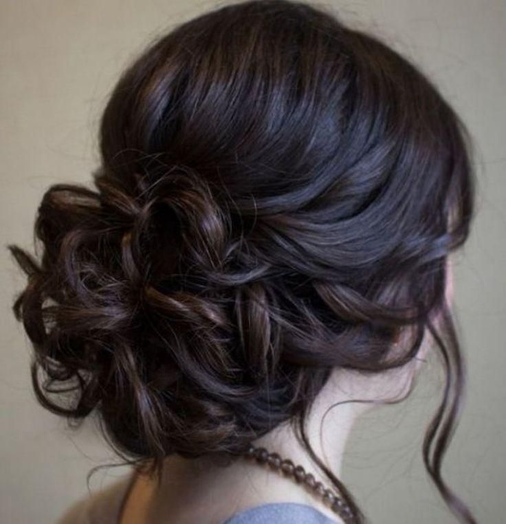 Beautiful Low Prom Updo Hairstyle With Loose Soft Curls – Long Hairstyle  Galleries #2572603 – Weddbook Regarding Most Up To Date Wavy Low Updos Hairstyles (Gallery 19 of 20)