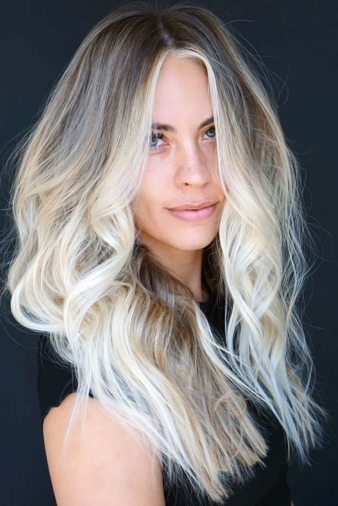 Best And Newest Blonde Waves Haircuts With Dark Roots With Regard To 50 Long Hair Haircuts You Shouldn't Miss (View 14 of 20)
