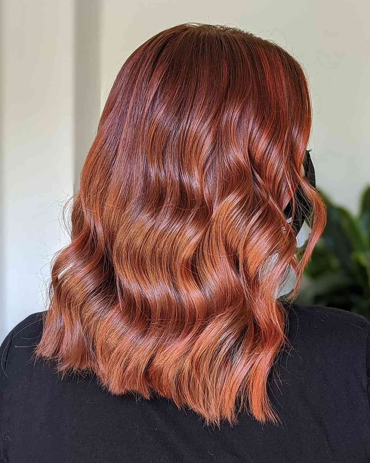 Best And Newest Copper Medium Length Hairstyles Regarding 60 Trending Copper Hair Color Ideas To Ask For In  (View 3 of 20)
