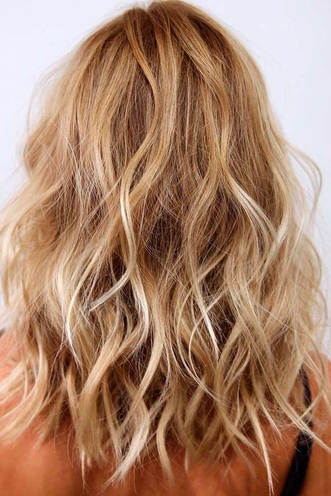Best And Newest Icy Blonde Beach Waves Haircuts In Pin On My Style (View 8 of 20)