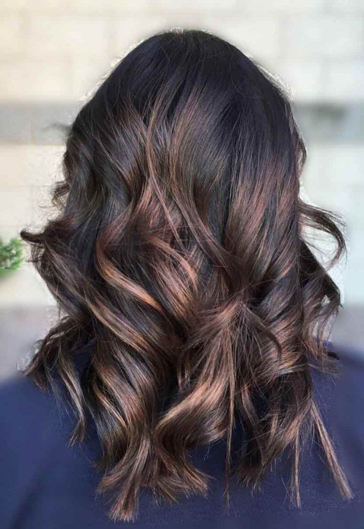 Best And Newest Milk Chocolate Balayage Haircuts For Long Bob Inside Top 30 Chocolate Brown Hair Color Ideas & Styles For  (View 10 of 20)