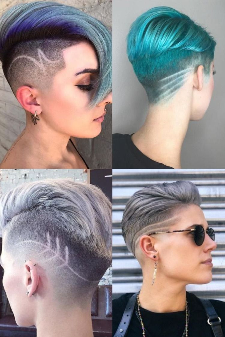 Best Shaved Hairstyles For Women ( 20 Photos ) – Inspired Beauty | Shaved  Side Hairstyles, Short Hair Styles, Shaved Hair Women Throughout Short Women Hairstyles With Shaved Sides (View 2 of 20)