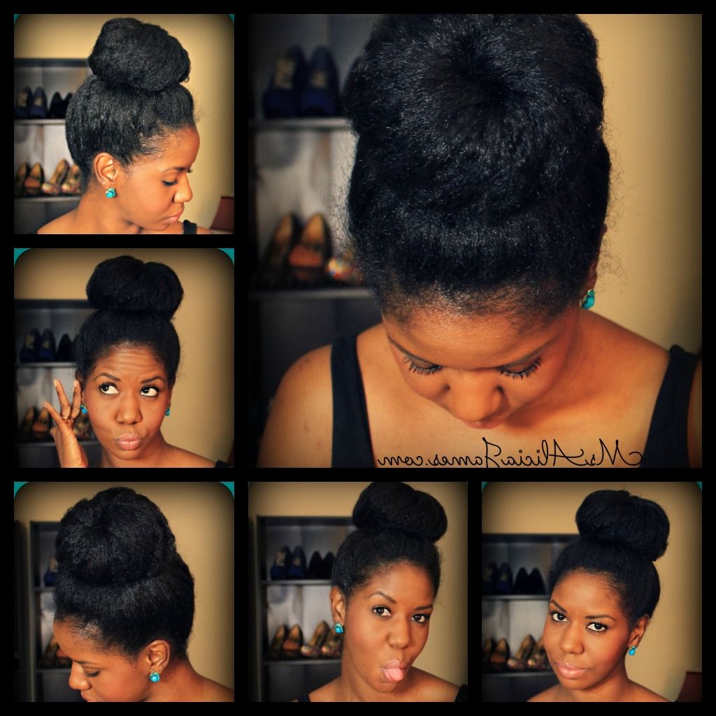 Big High Bun – My Go To Hairstyle! – How To Take Care Of Natural Hair For Most Up To Date High Bun Hairstyles (View 16 of 20)