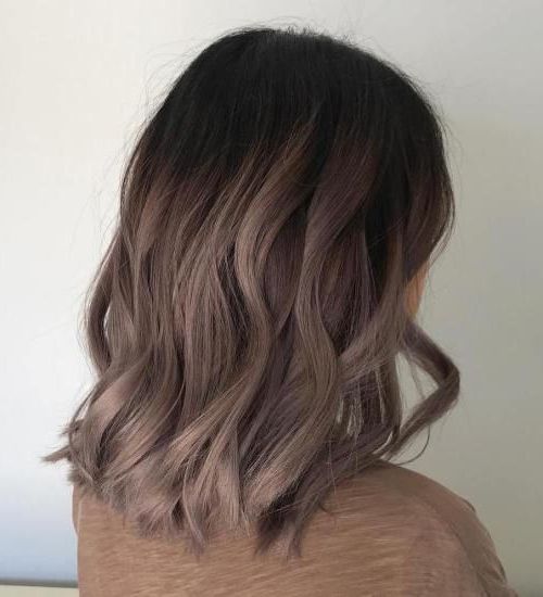 Brown Ombre Hair, Ash Ombre Hair, Brown Hair  Colors With Regard To Most Recently Released Brunette To Mauve Ombre Hairstyles For Long Wavy Bob (View 5 of 20)