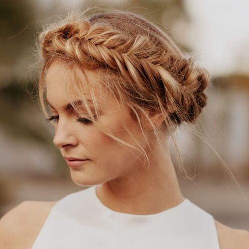 Crown Braid: Channel Your Inner Fairy With These 50 Hairstyles For 2017 Lovely Crown Braid Hairstyles (View 8 of 20)