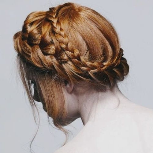 Crown Braid: Channel Your Inner Fairy With These 50 Hairstyles Intended For Popular Lovely Crown Braid Hairstyles (View 15 of 20)