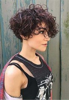 Curly Haircuts 4 | Cute Short Curly Hairstyles, Short Curly Haircuts, Curly  Hair Styles For Peach Wavy Stacked Hairstyles For Short Hair (View 14 of 20)